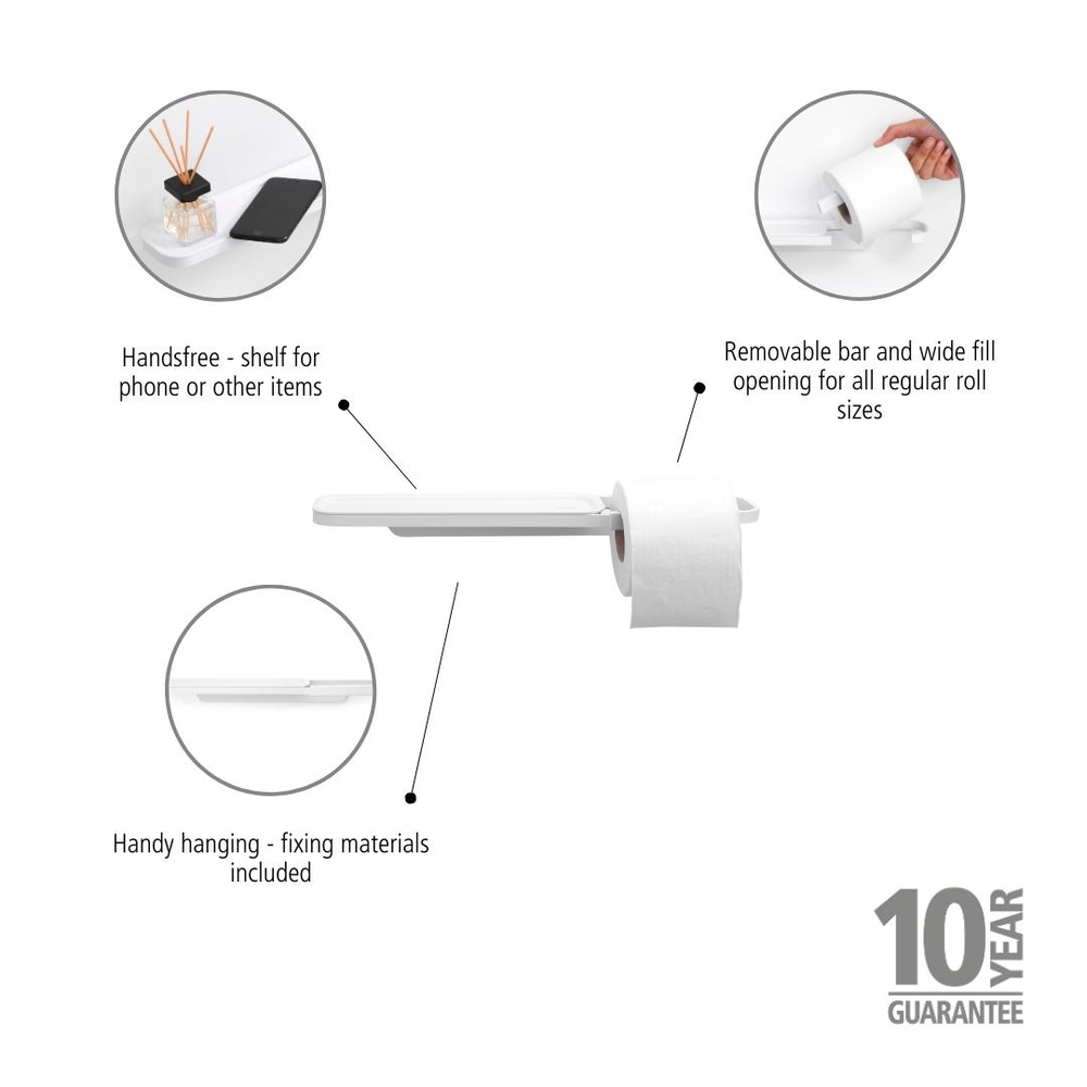 PORTARROLLOS BRABANTIA CON ESTANTE MINDSET WHITE - 7
