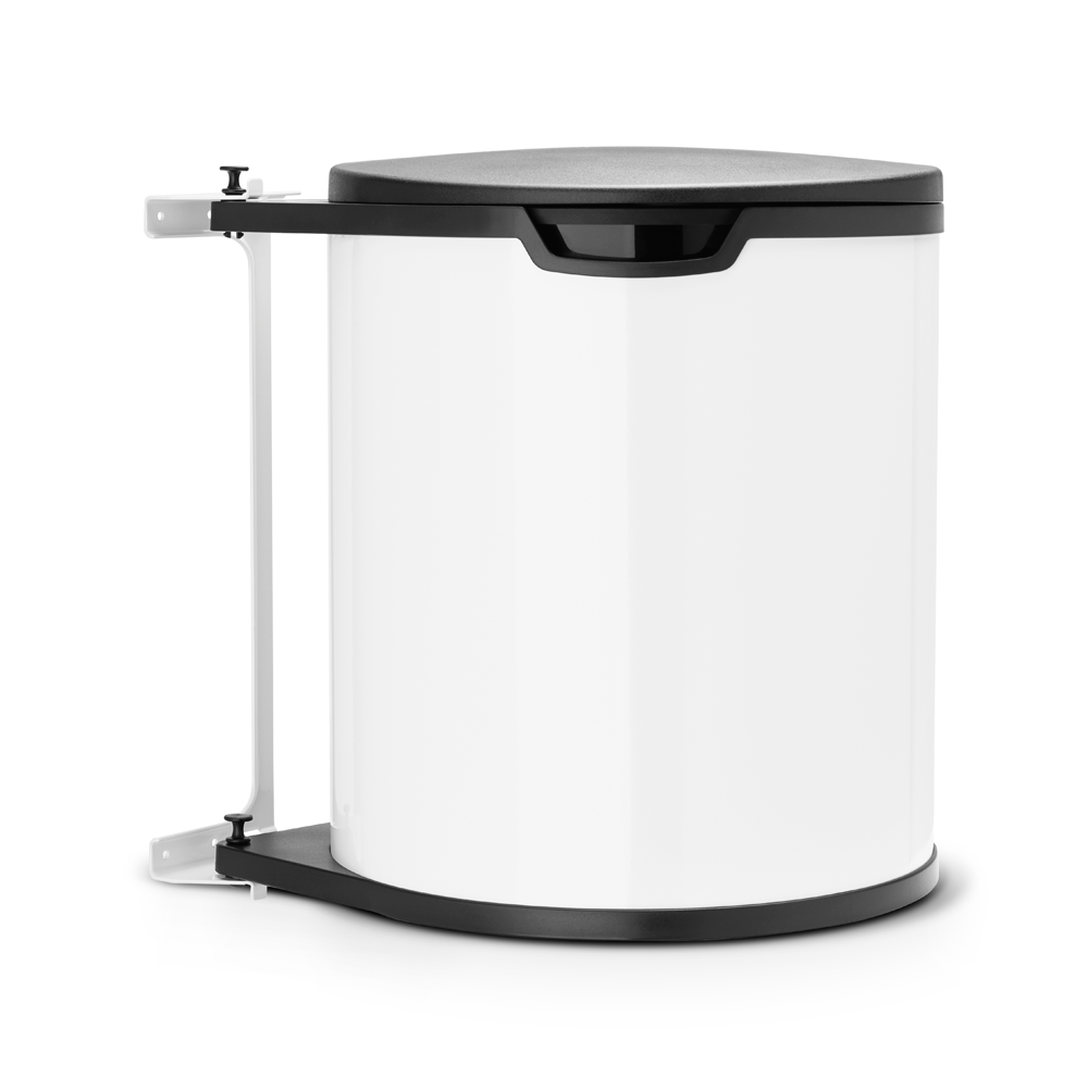 BASURERO BRABANTIA CON SOPORTE PUERTA 15 LT WHITE - 1