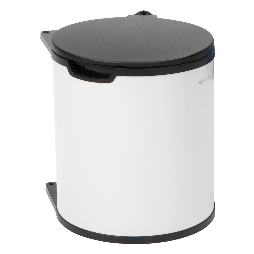 BASURERO BRABANTIA CON SOPORTE PUERTA 15 LT WHITE - 2