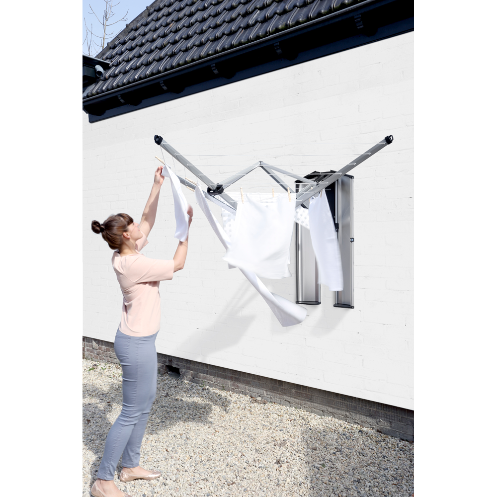 TENDEDERO WALLFIX 24 MT + CAJA PROTECTORA METALLIC GREY - 5