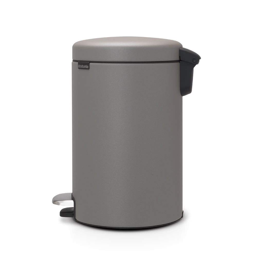 BASURERO BRABANTIA PEDAL NEWICON 12 LT GRIS MATE - 2
