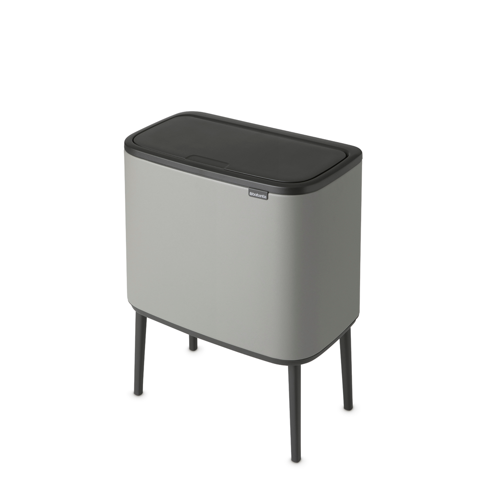 BASURERO BRABANTIA BO TOUCH 36 LT MINERAL CONCRETE GREY - 3