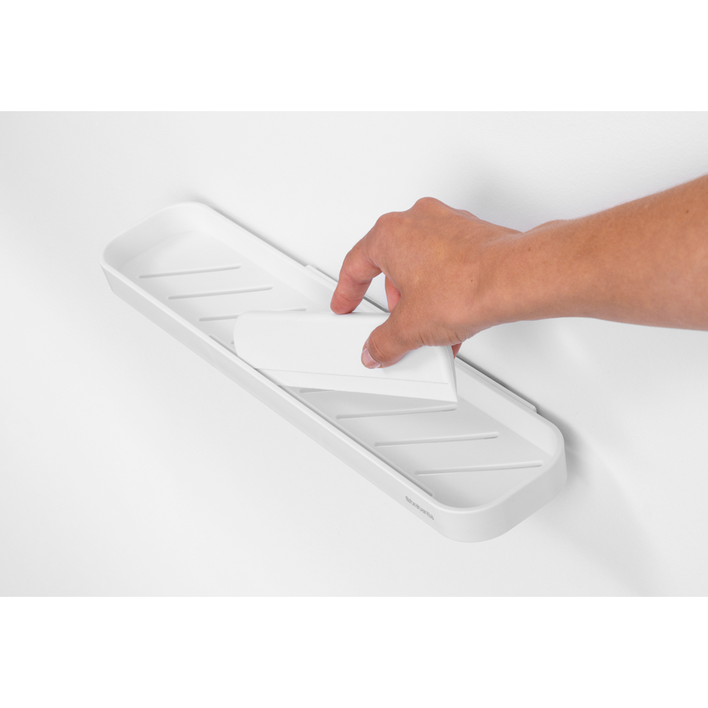 ESTANTE DE DUCHA CON ESPÁTULA MINDSET WHITE - 4