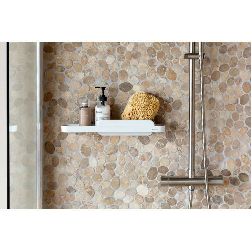ESTANTE DE DUCHA CON ESPÁTULA MINDSET WHITE - 6