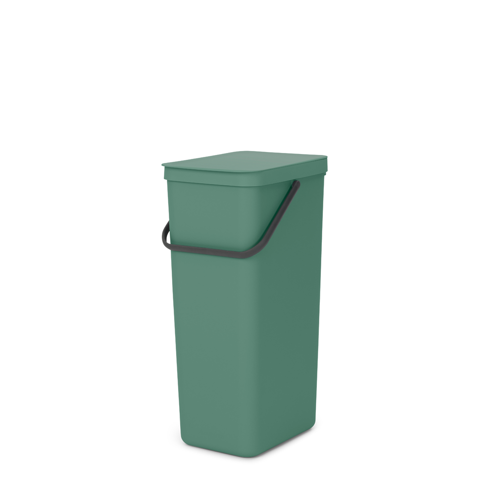 BASURERO BRABANTIA RECICLAJE SORT & GO 40 LT FIR GREEN - 1