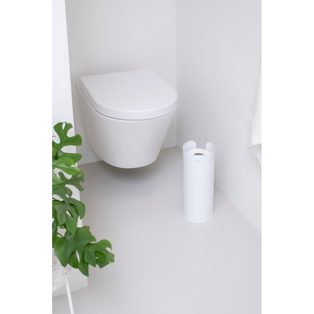 DISPENSADOR BRABANTIA ROLLOS PAPEL RENEW WHITE - 5
