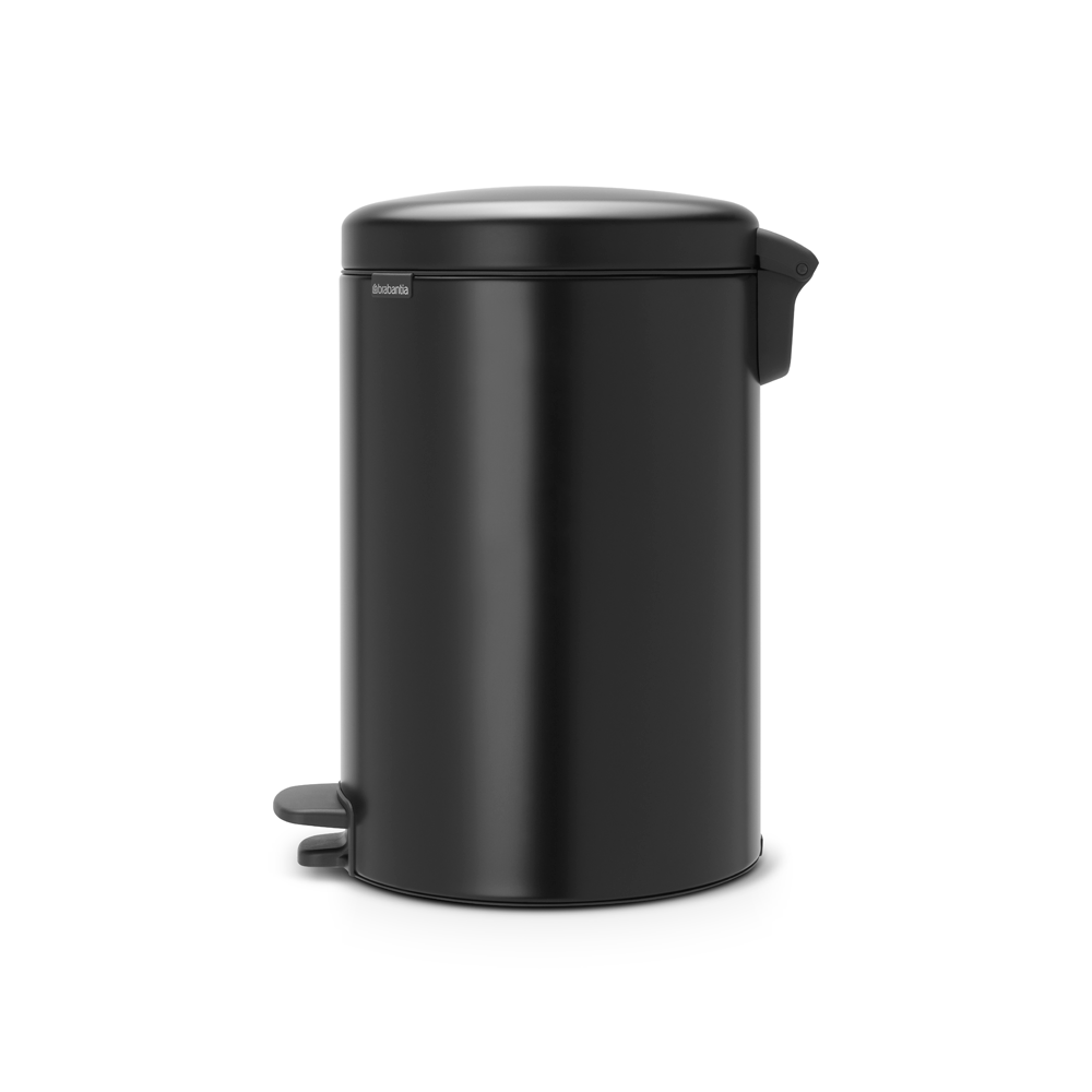 BASURERO BRABANTIA PEDAL NEWICON 20 LT MATT BLACK - 2