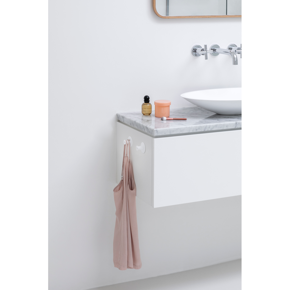 SET BRABANTIA COLGADORES TOALLAS RENEW WHITE - 5