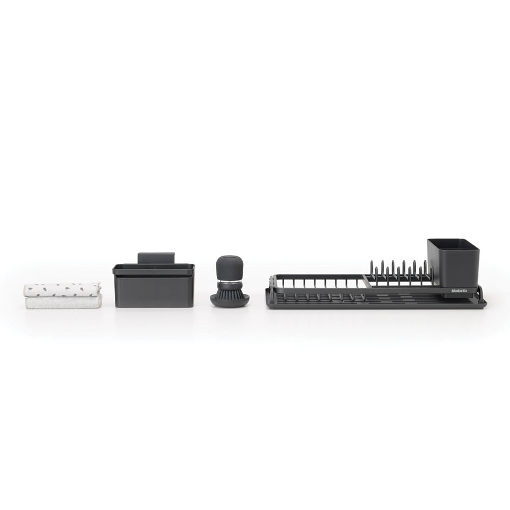 SET BRABANTIA SECAPLATOS SINKSIDE 4 PIEZAS DARK GREY - 1