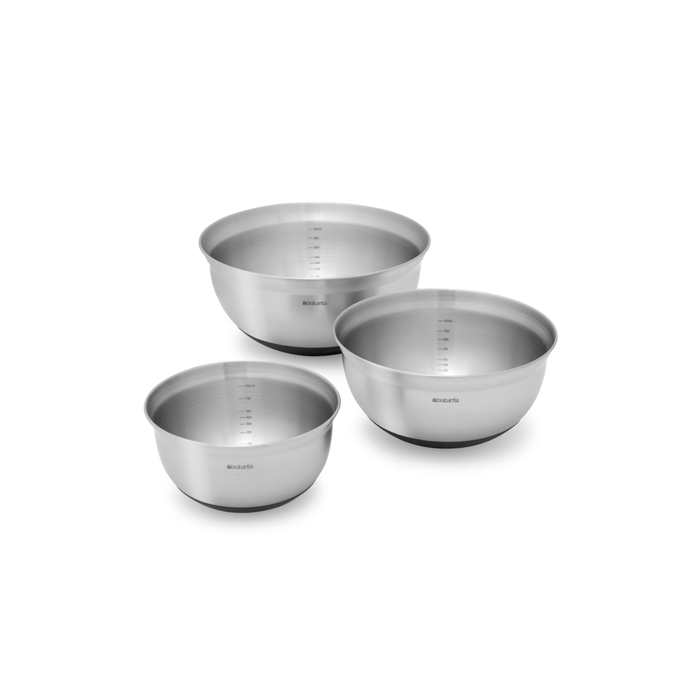 SET BRABANTIA 3 FUENTES PROFILE MATT STEEL/BLACK - 1
