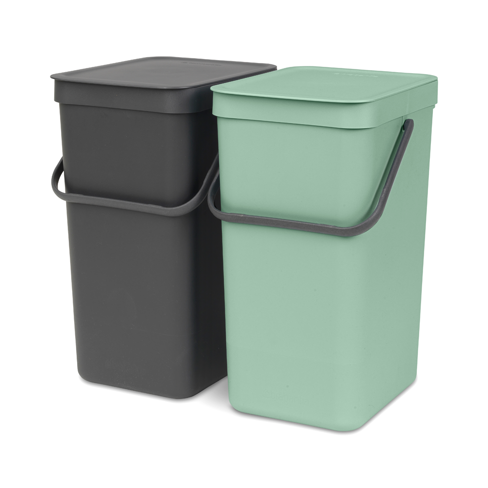 BASURERO BRABANTIA SORT & GO 2 X 16 LT MULTI - 1