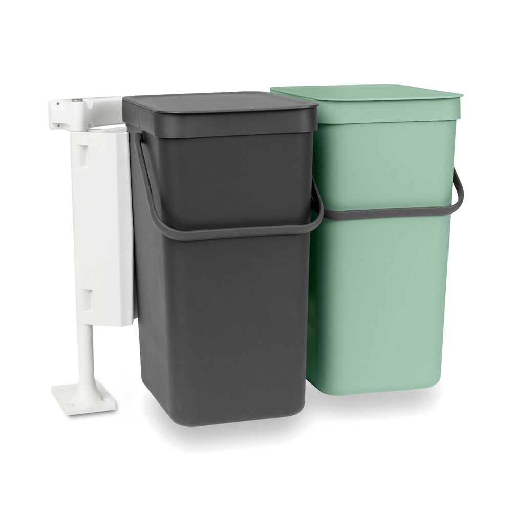 BASURERO BRABANTIA SORT & GO 2 X 16 LT MULTI - 2