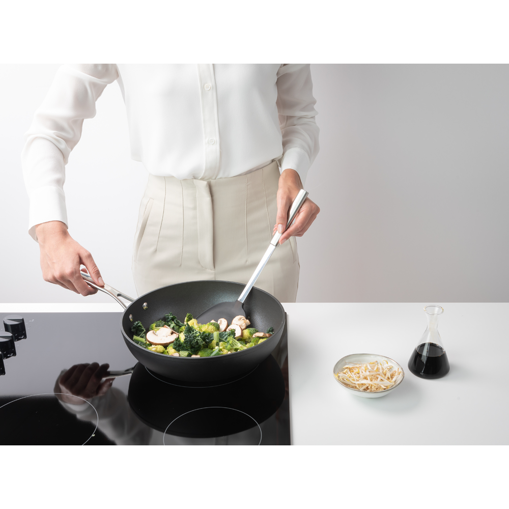 ESPÁTULA BRABANTIA WOK SILICONA PROFILE MATT STEEL - 4