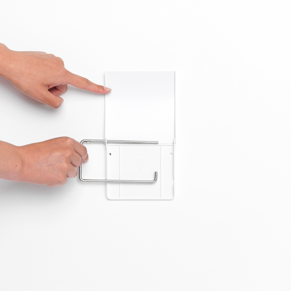 PORTA ROLLOS BRABANTIA PAPEL HIGIÉNICO RENEW WHITE - 3