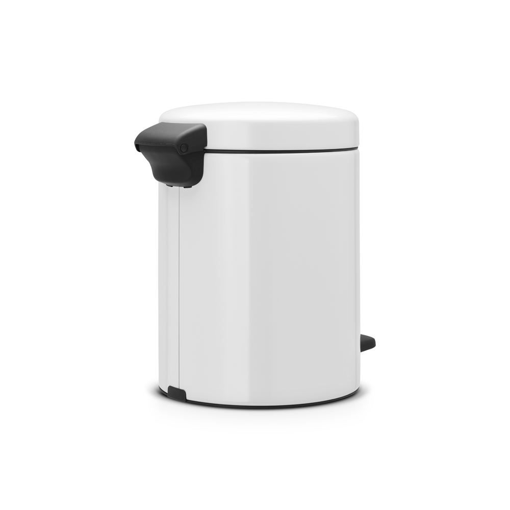 BASURERO BRABANTIA PEDAL NEWICON 5 LT WHITE - 3