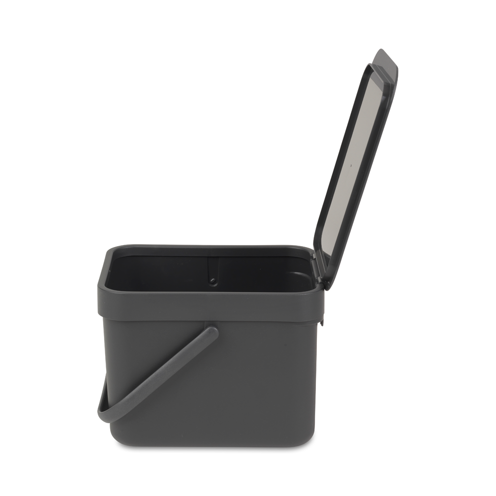 BASURERO BRABANTIA SORT & GO 6 LT GREY - 2
