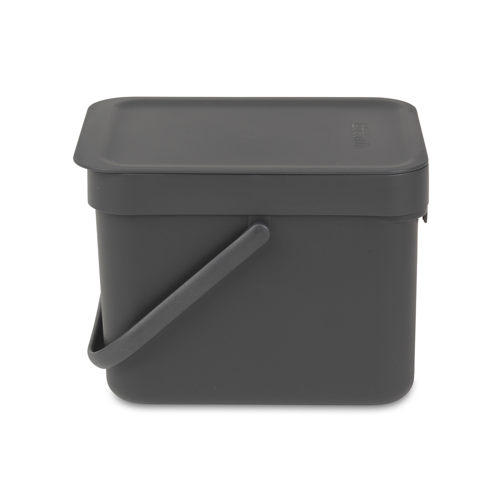 BASURERO BRABANTIA SORT & GO 6 LT GREY - 3
