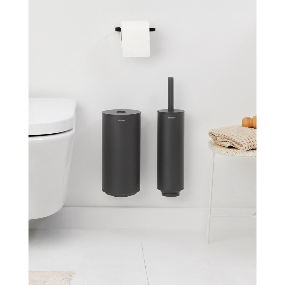 SET BRABANTIA 3 ACCESORIOS EL BAÑO MIND MINERAL INFINITE GREY - 3