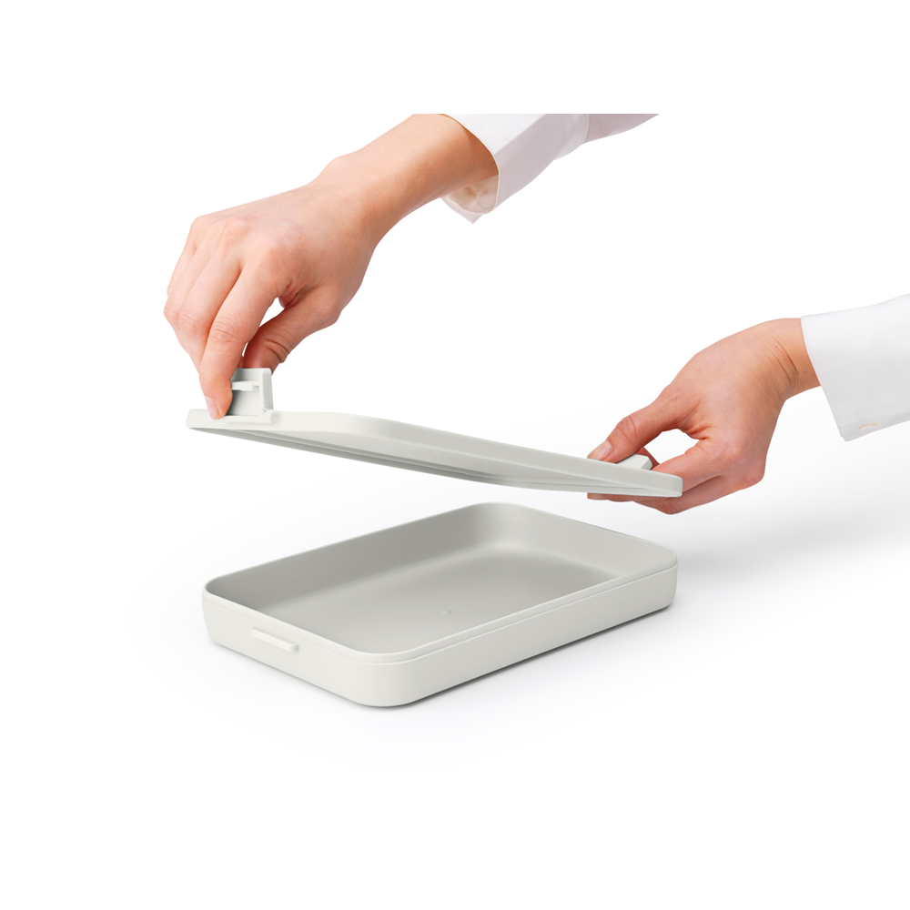CONTENEDOR BRABANTIA ALMUERZO MAKE & TAKE PLANO LIGHT GREY - 4