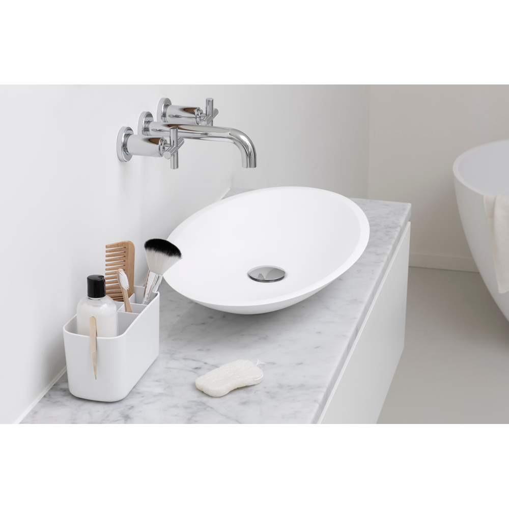 ORGANIZADOR BRABANTIA EL BAÑO RENEW WHITE - 4