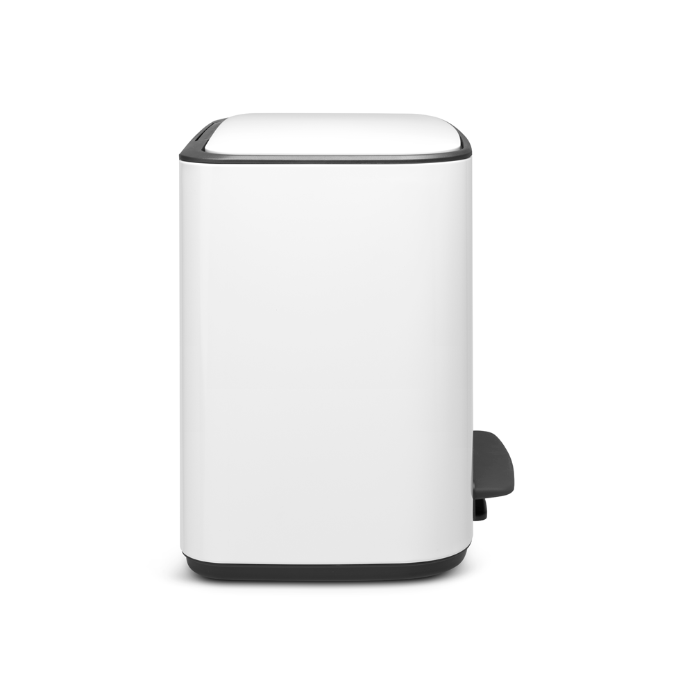 BASURERO BRABANTIA PEDAL BO 3 X 11 LT WHITE - 4
