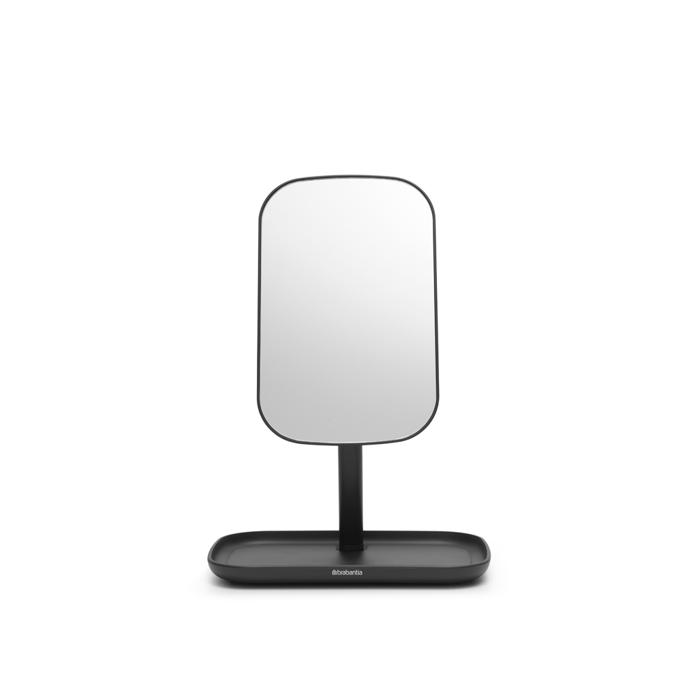 ESPEJO BRABANTIA CON BANDEJA ALMACENAJE DARK GREY - 1