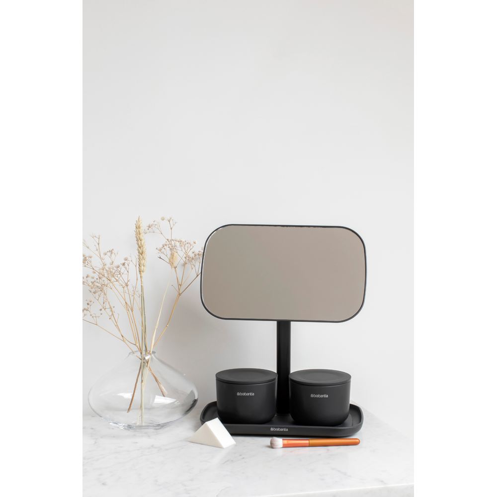 ESPEJO BRABANTIA CON BANDEJA ALMACENAJE DARK GREY - 4
