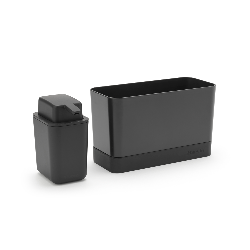 SET ORGANIZADOR PARA LAVAPLATOS SINKSIDE DARK GREY - 2