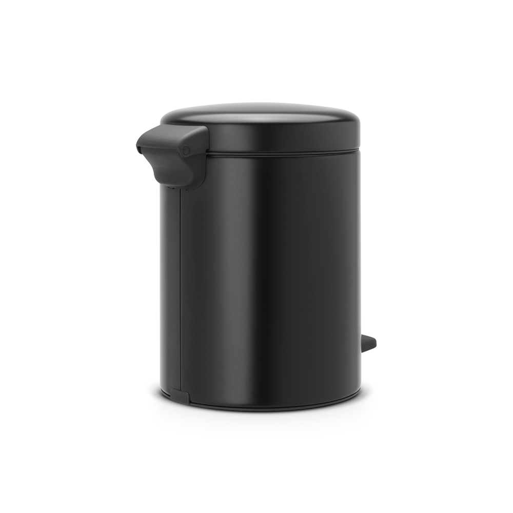 BASURERO BRABANTIA PEDAL NEWICON 5 LT MATT BLACK - 3