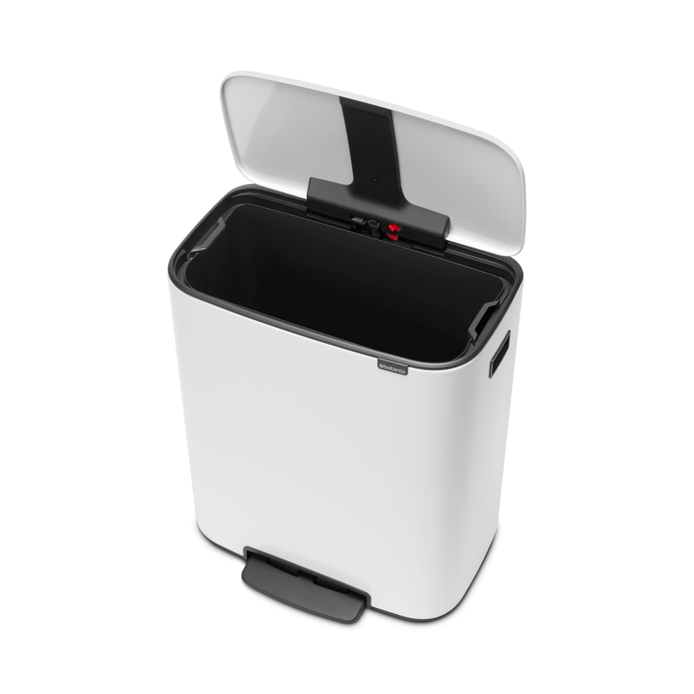 BASURERO PEDAL BO 60 LT WHITE - 3
