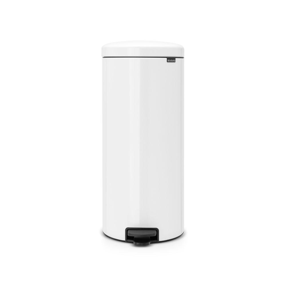BASURERO BRABANTIA PEDAL NEWICON 30 LT WHITE - 1