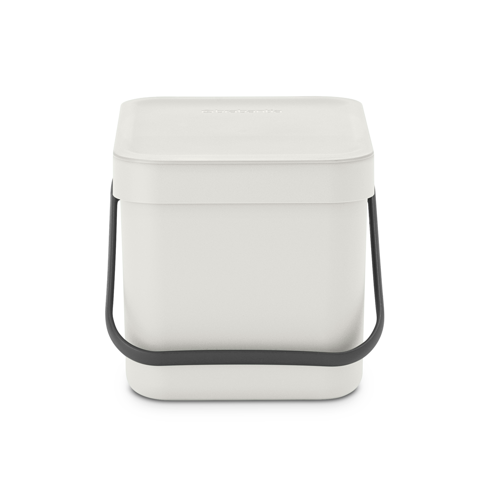 BASURERO BRABANTIA SORT & GO 6 LT LIGHT GREY - 2