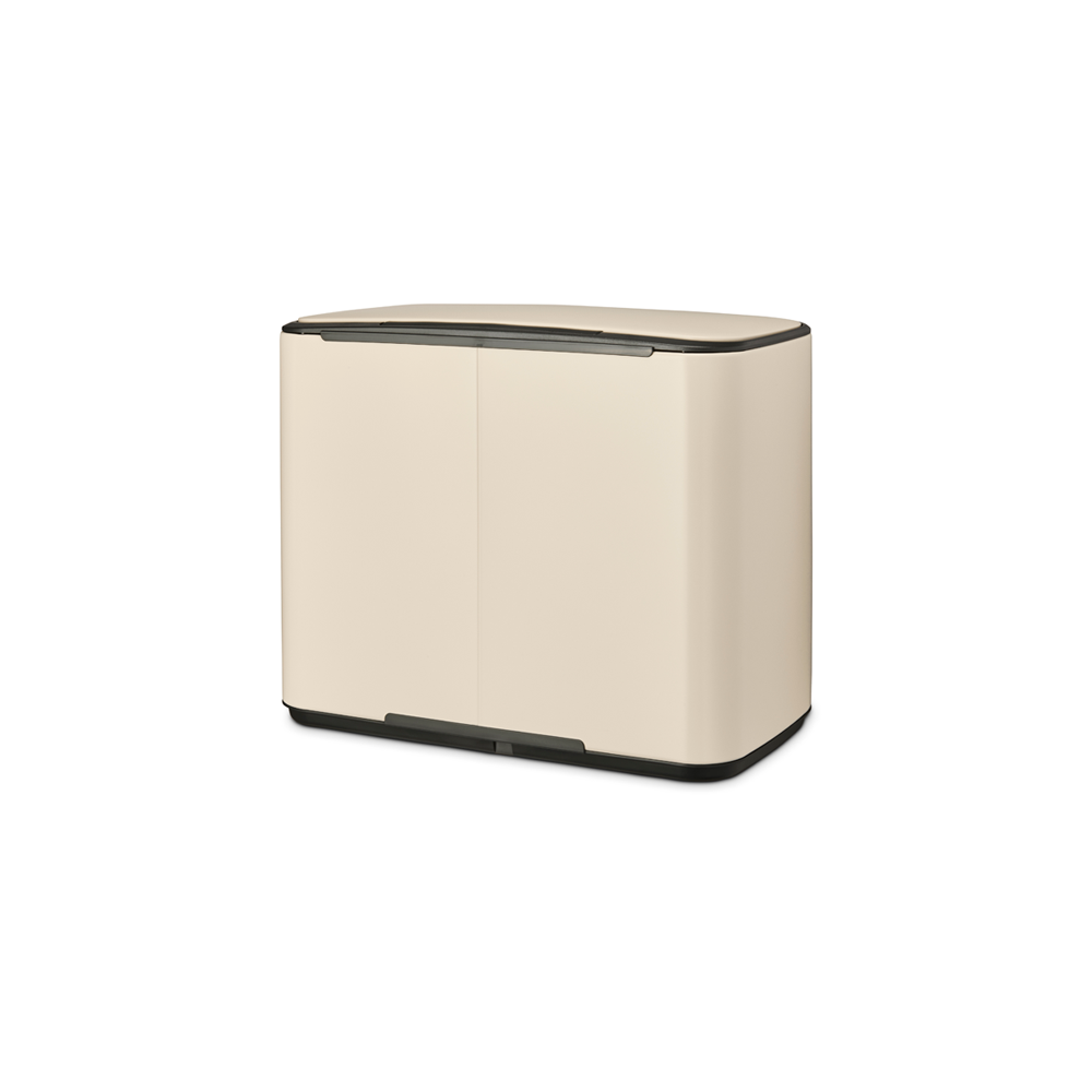 BASURERO BRABANTIA PEDAL BO 11 + 23 LT SOFT BEIGE - 2