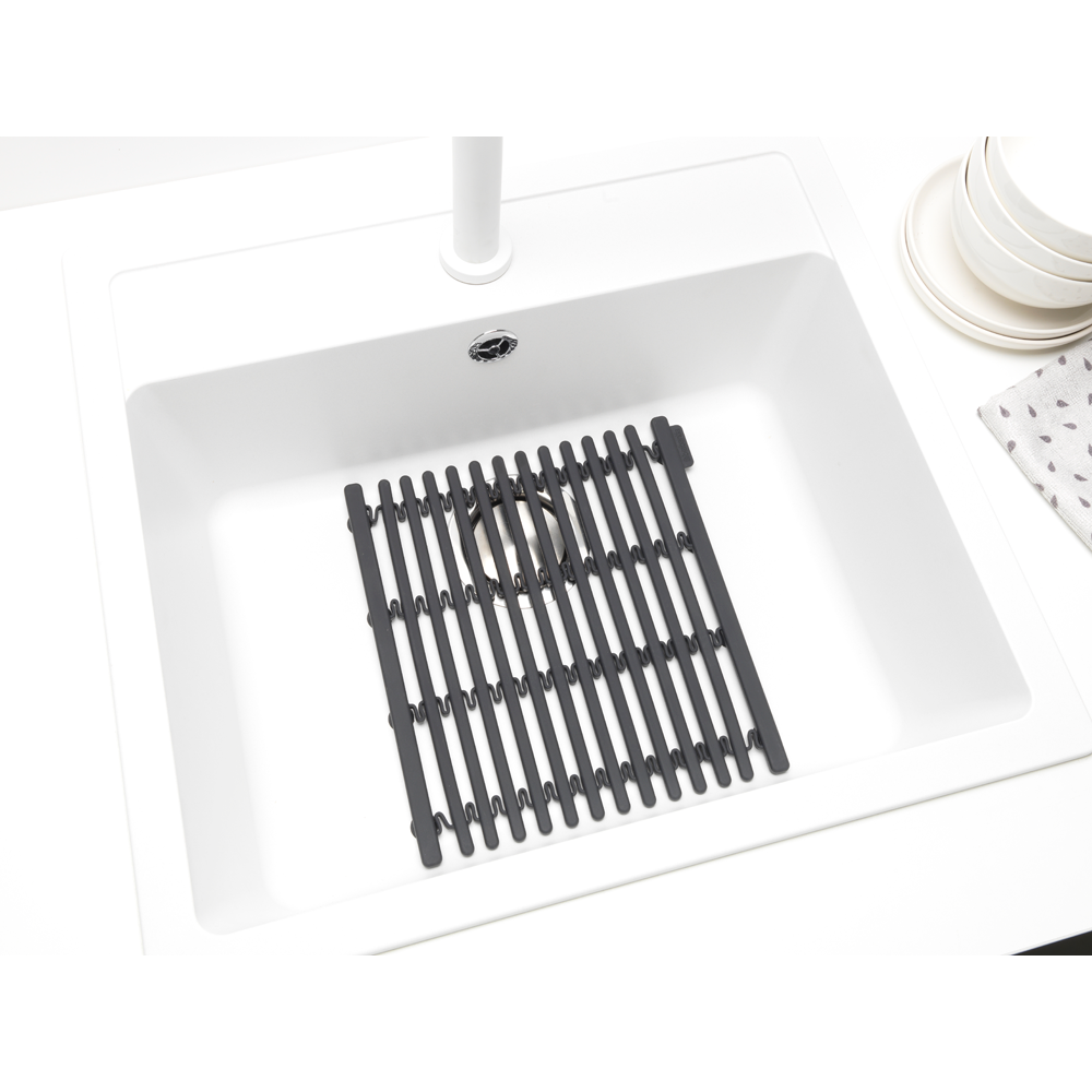 REJILLA BRABANTIA LAVAPLATOS SINKSIDE DARK GREY - 4