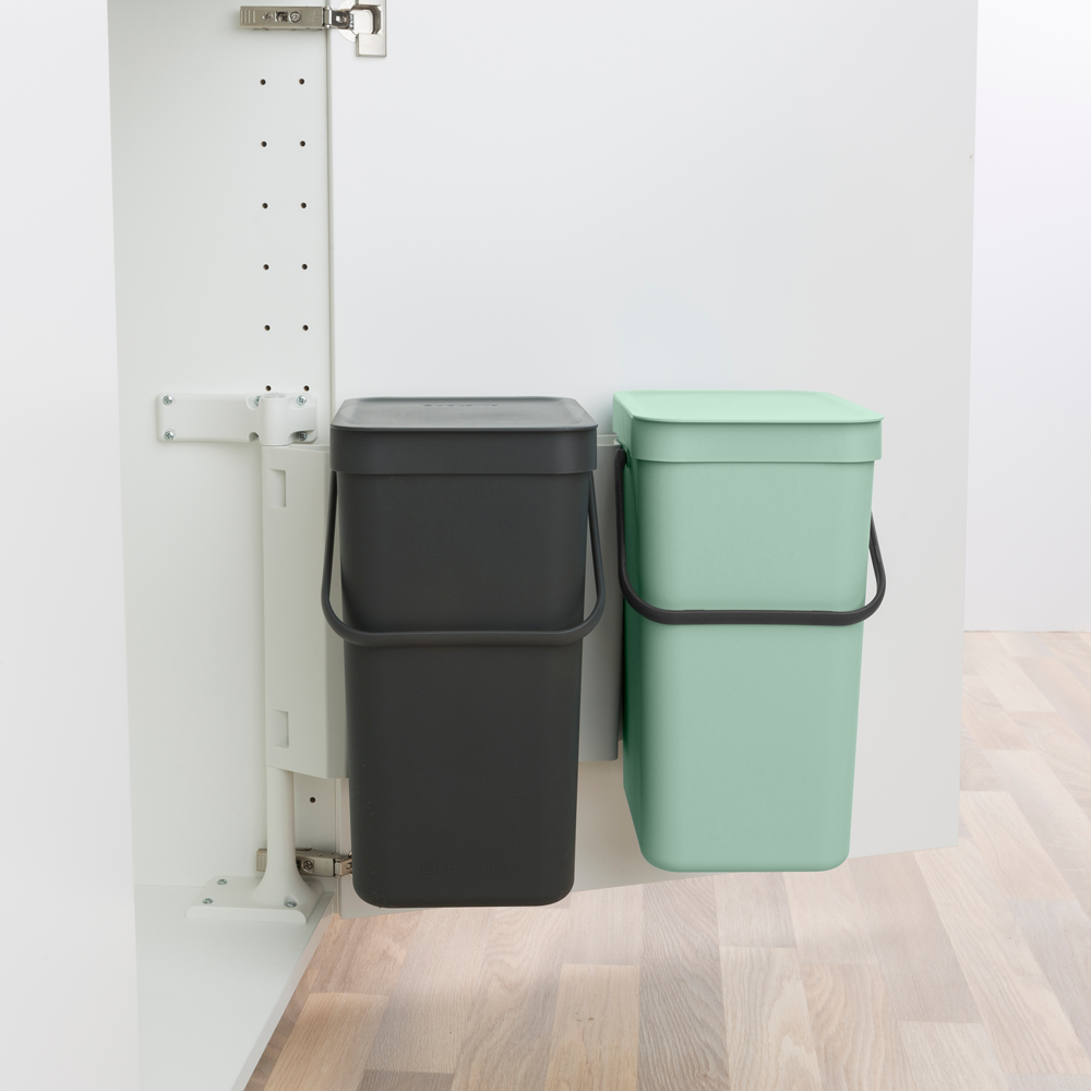 BASURERO BRABANTIA SORT & GO 2 X 12 LITROS MULTI - 4