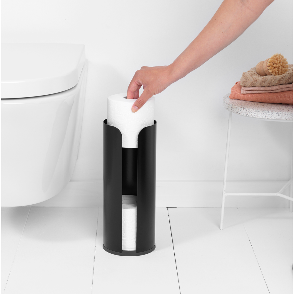 DISPENSADOR BRABANTIA ROLLOS PAPEL RENEW MATT BLACK - 4