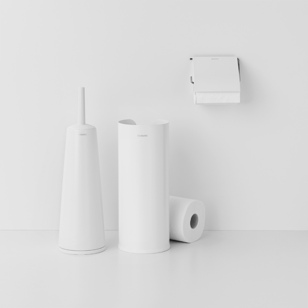 SET BRABANTIA 3 ACCESORIOS BAÑO RENEW WHITE - 2