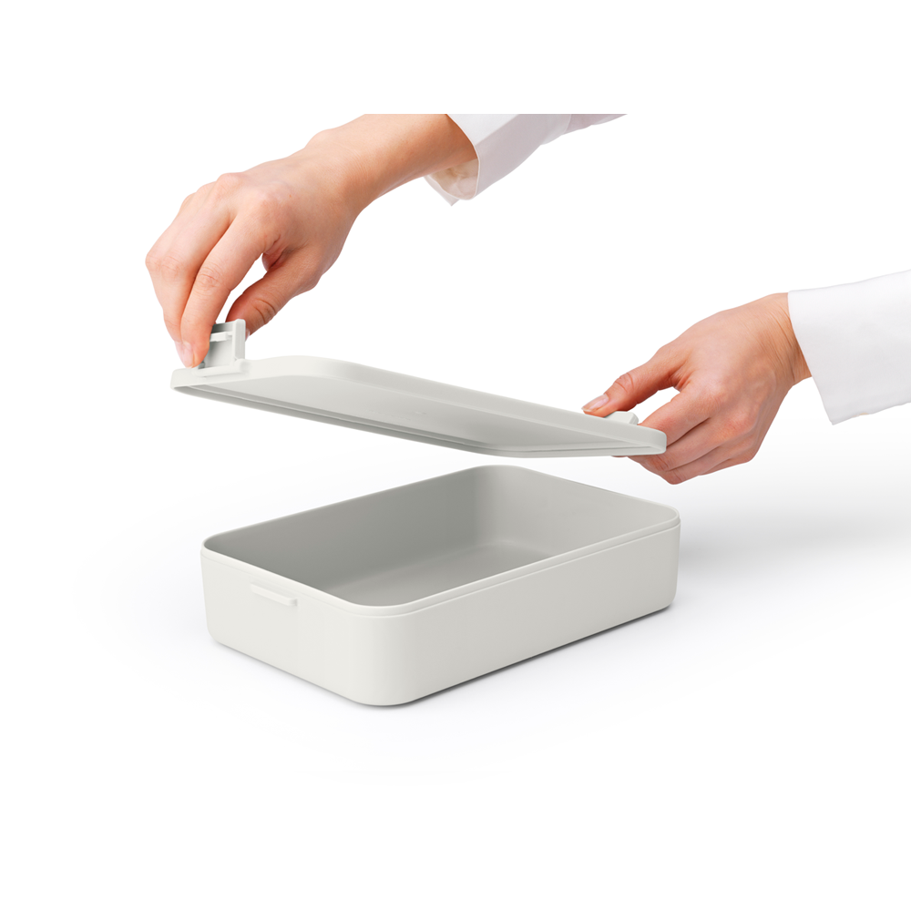 CONTENEDOR BRABANTIA ALMUERZO MAKE & TAKE GRANDE LIGHT GREY - 4