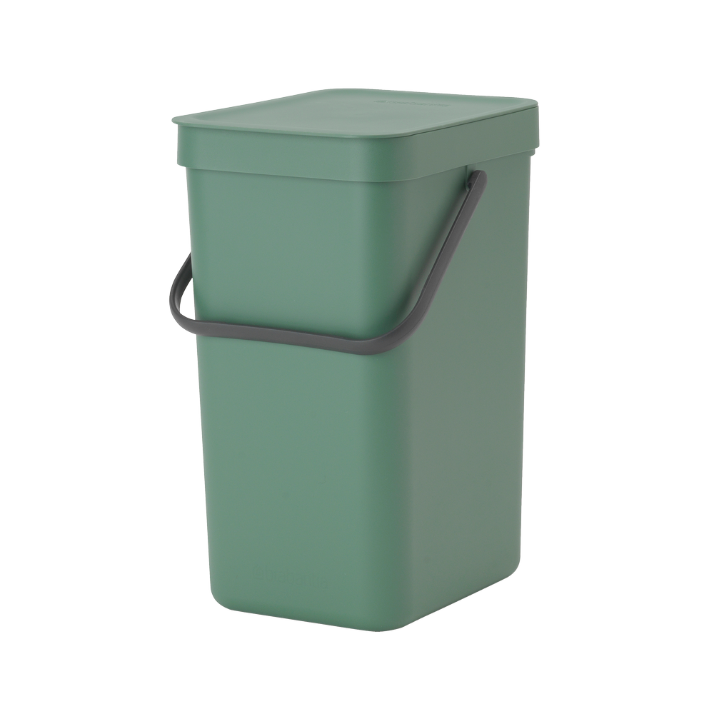 BASURERO BRABANTIA SORT & GO 12 LT FIR GREEN - 1