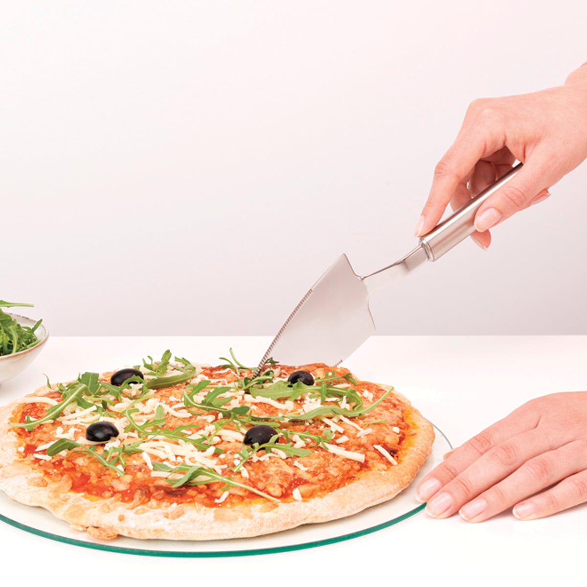 SERVIDOR BRABANTIA PIZZA/PASTEL PROFILE MATT STEEL - 3