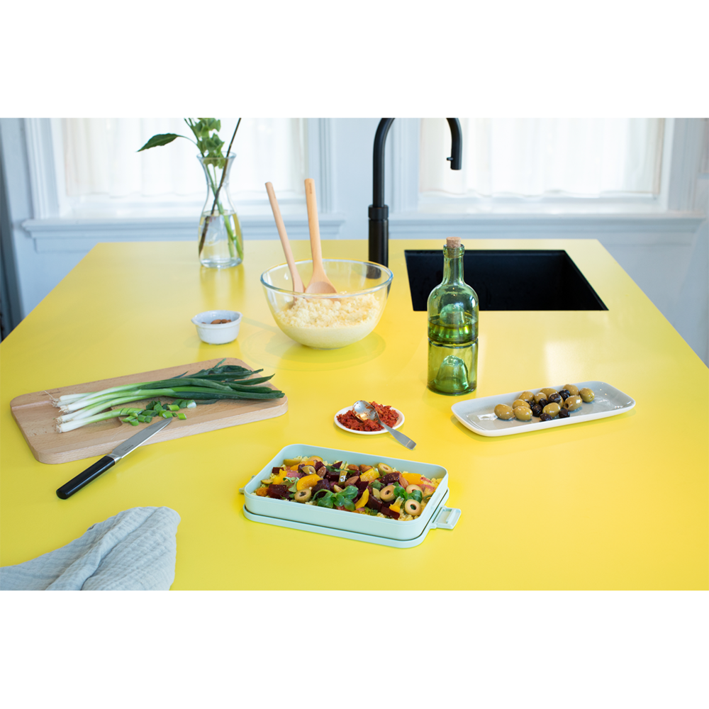CONTENEDOR BRABANTIA ALMUERZO MAKE & TAKE PLANO JADE GREEN - 4