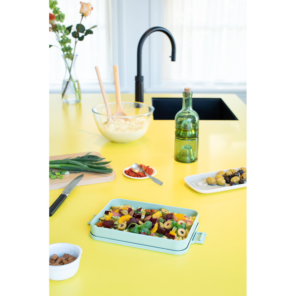 CONTENEDOR BRABANTIA ALMUERZO MAKE & TAKE PLANO JADE GREEN - 6