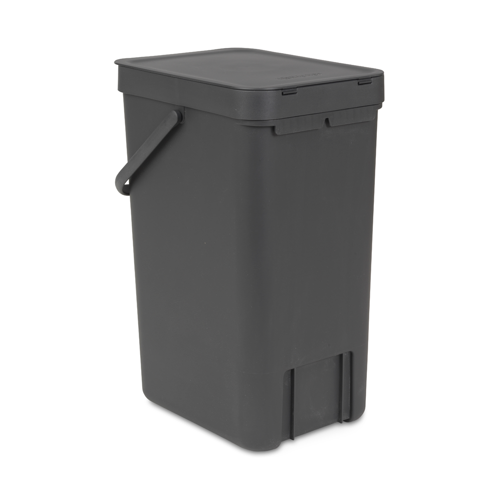BASURERO BRABANTIA SORT & GO 16 LT GREY - 3