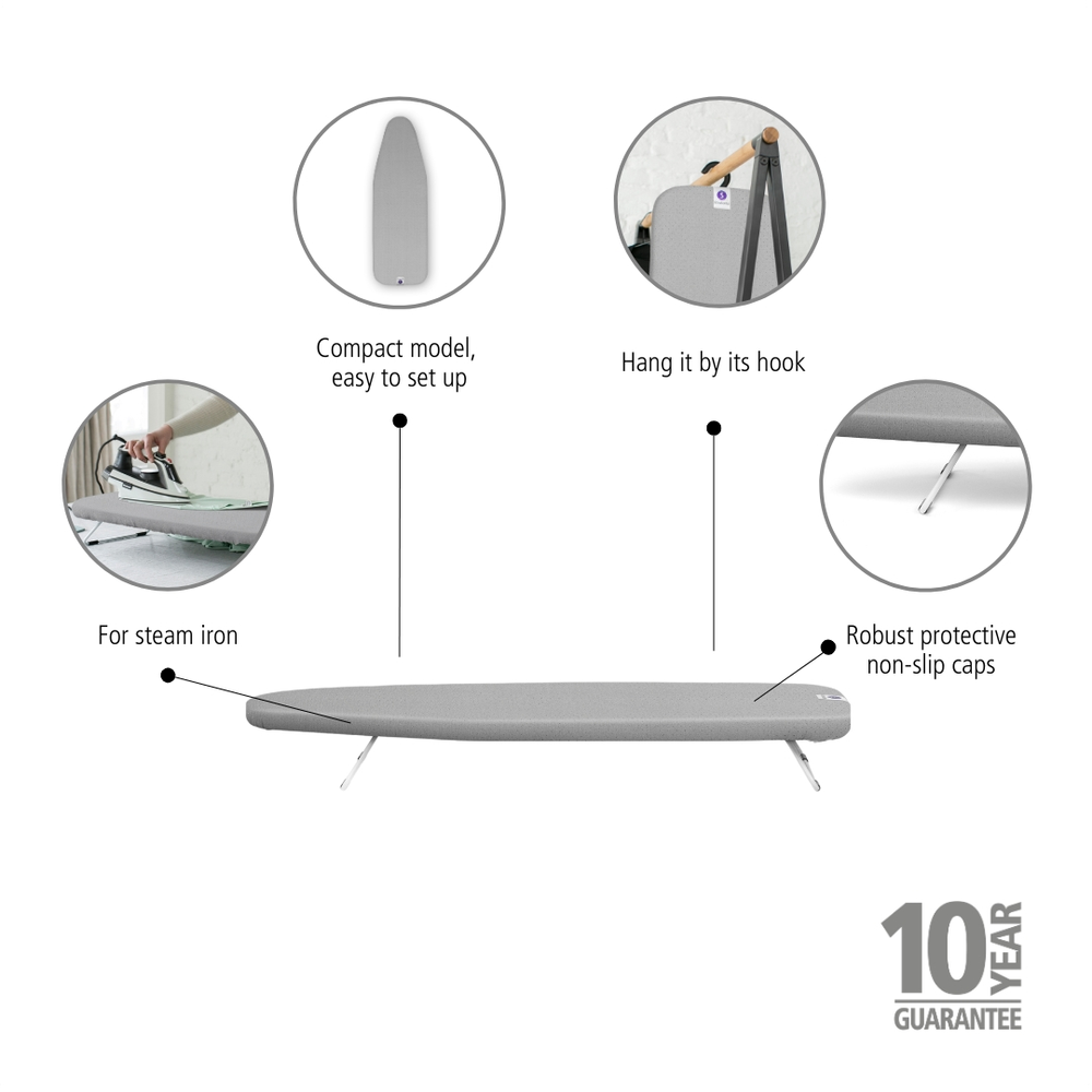 TABLA DE PLANCHAR PARA MESA S 95 X 30 CM METALIZED - 5