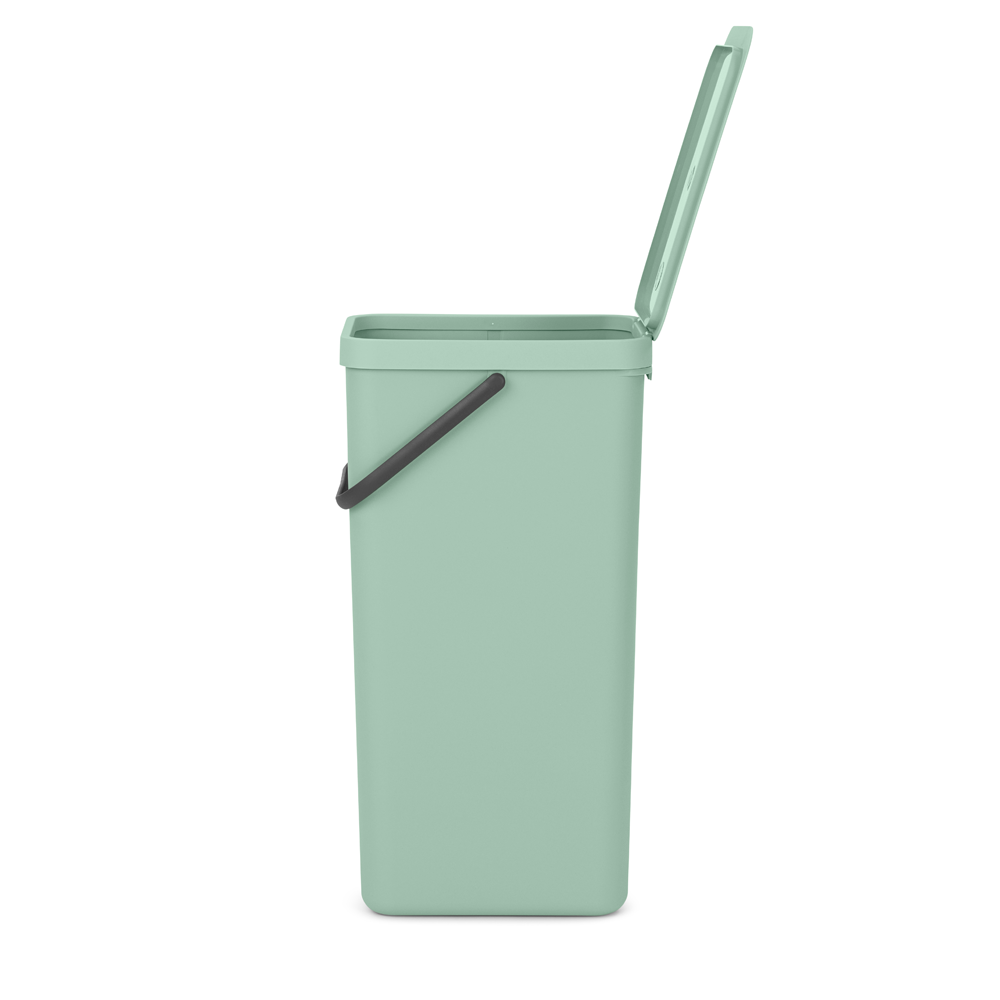 BASURERO BRABANTIA RECICLAJE SORT & GO 40 LT JADE GREEN - 4