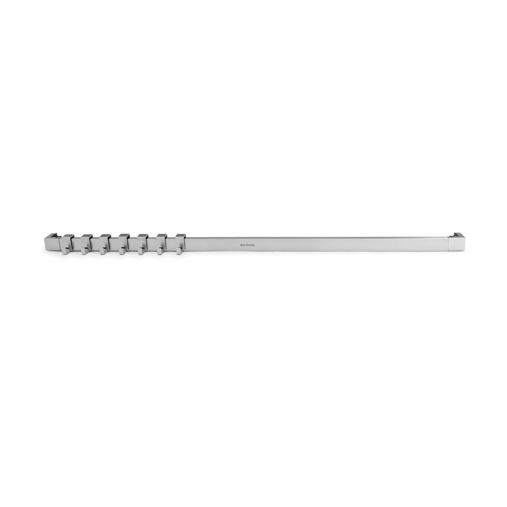 BARRA BRABANTIA PARED 60 CM 7 GANCHOS MATT STEEL - 4