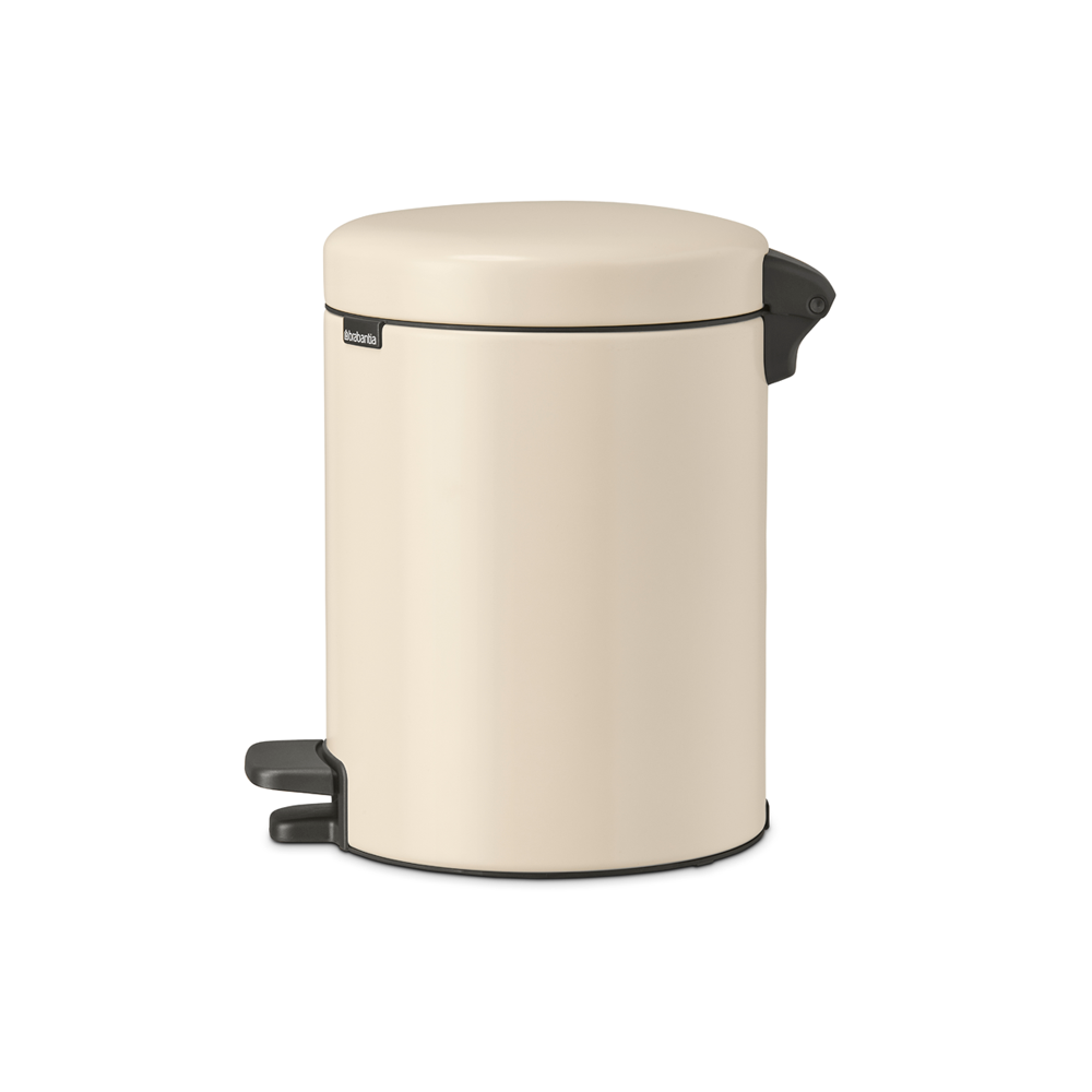 BASURERO BRABANTIA PEDAL NEWICON 5 LT SOFT BEIGE - 2