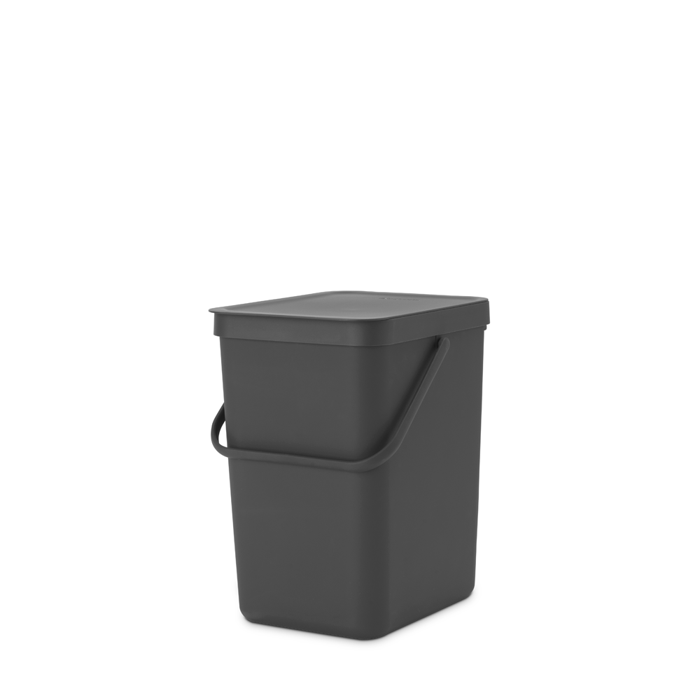 BASURERO BRABANTIA SORT & GO 25 LT GREY - 1