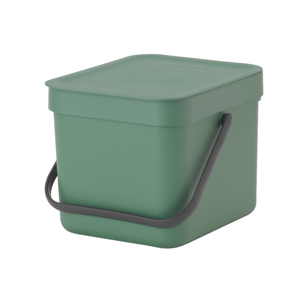BASURERO BRABANTIA SORT & GO 6 LT FIR GREEN - 1