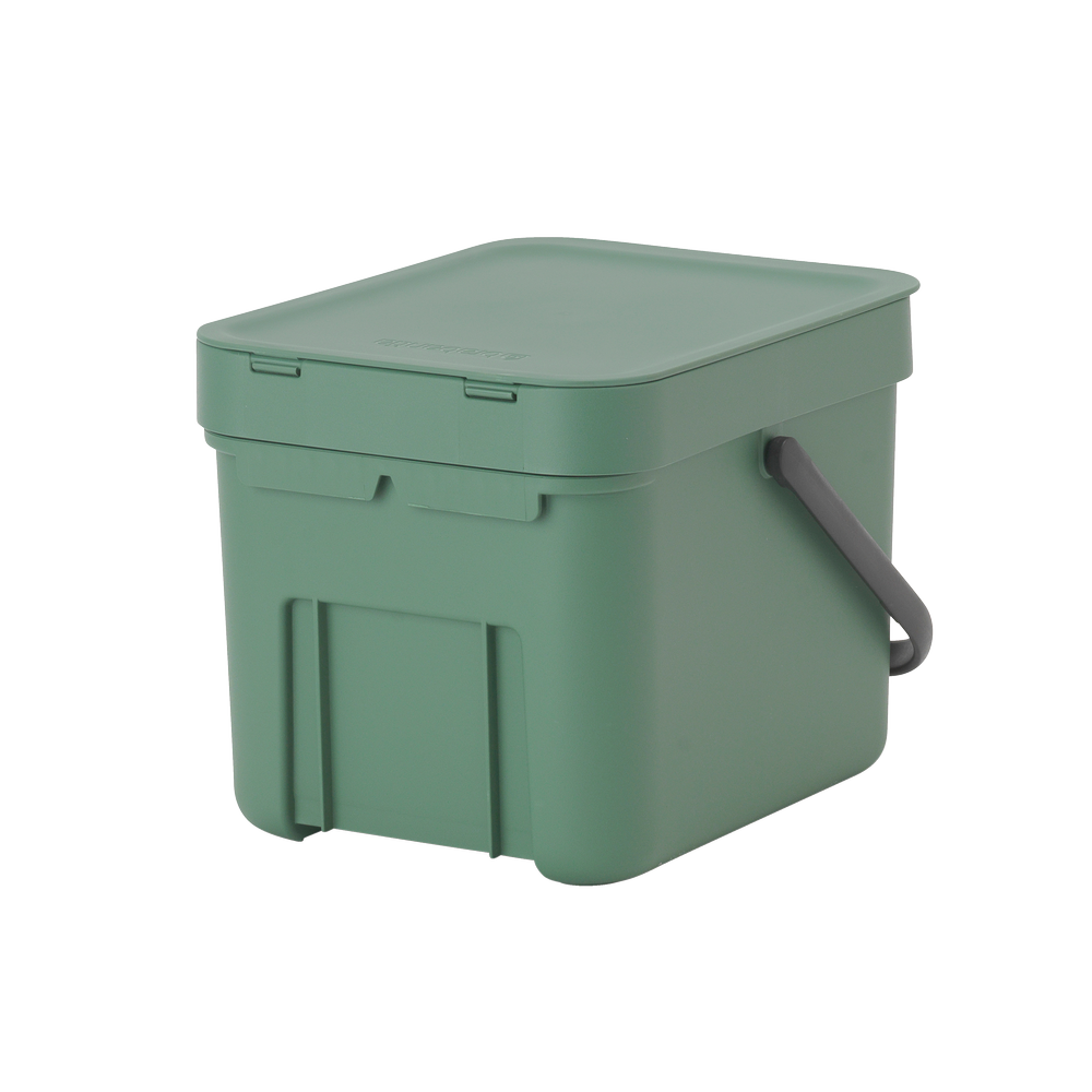 BASURERO BRABANTIA SORT & GO 6 LT FIR GREEN - 4